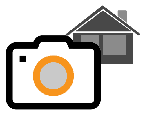 Icon Camera Orange home Exterior Virtual Design