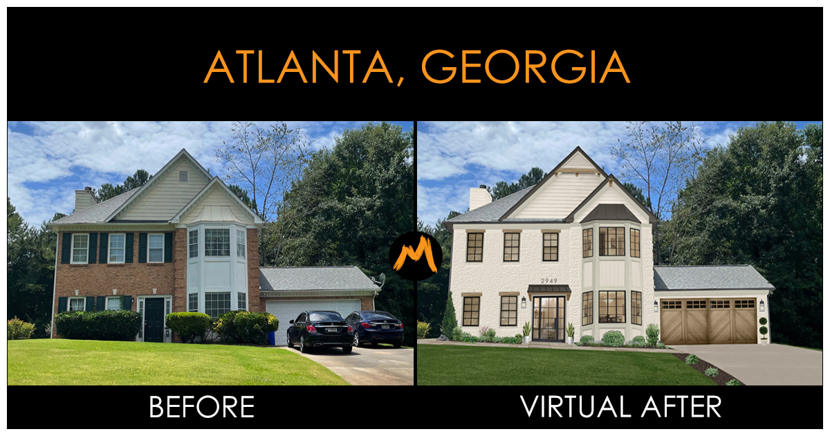 Atlanta Georgia Virtual Exterior Designer Transitional
